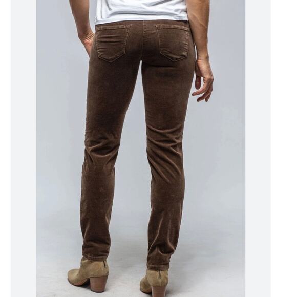 MAC Rich Jeans Slim Velvet In Fawn Brown 28 Chocolate Brown Designer Boho - Picture 2 of 12